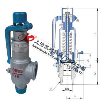 A28H、A28W、A28Y彈簧全啟式外螺紋安全閥